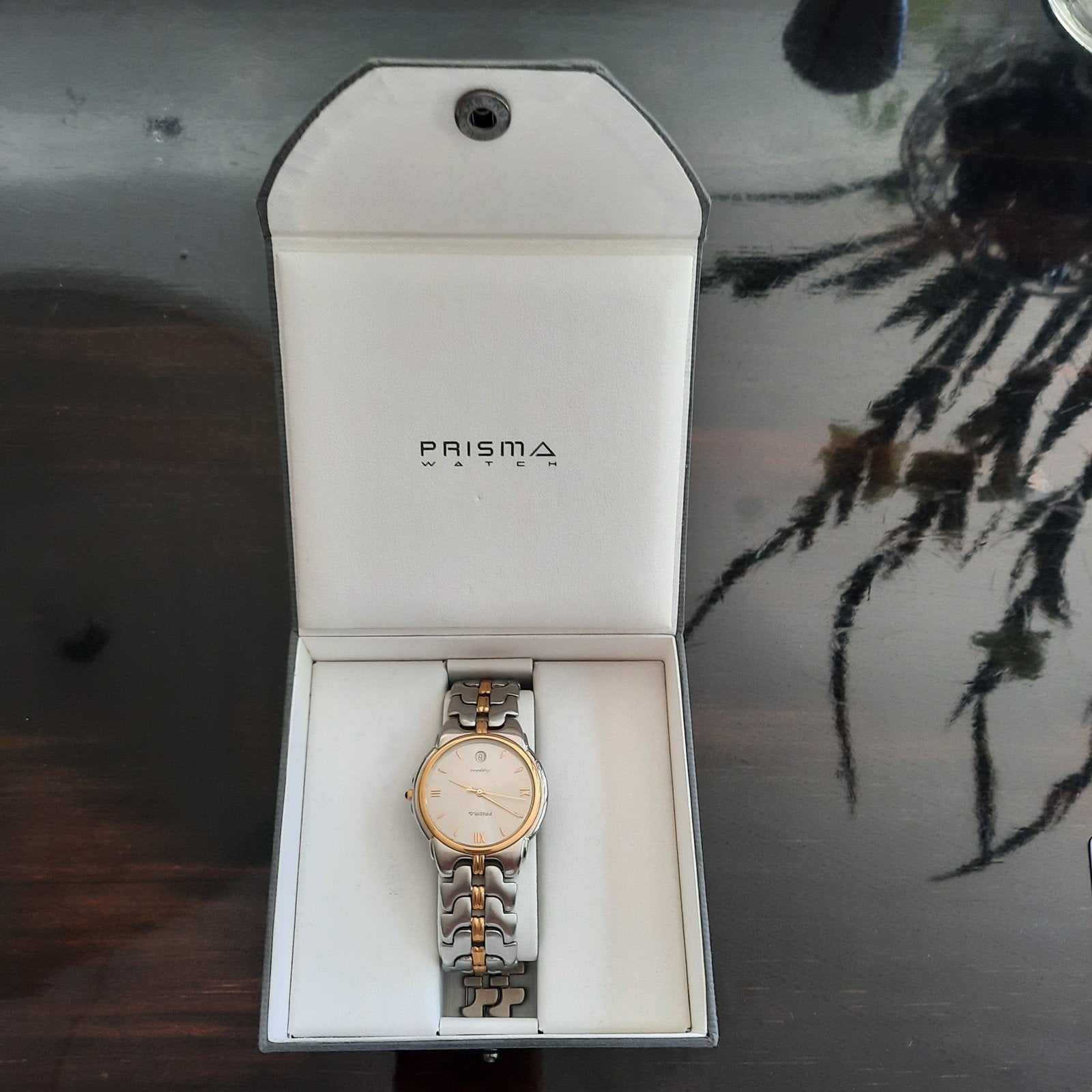 Prisma horloge met garantiekaart - Zo goed als nieuw, Overige merken, Staal, Staal, Polshorloge