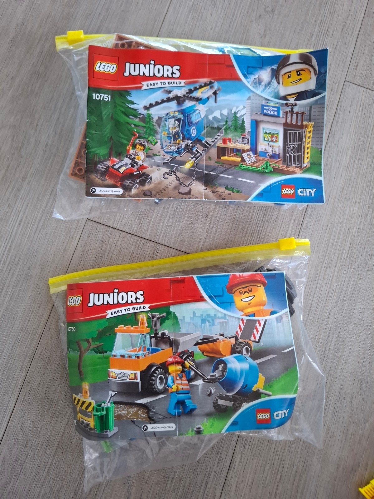 LEGO Juniors 10750 & 10751 - Bouwsets, Ophalen of Verzenden, Gebruikt, Overige merken