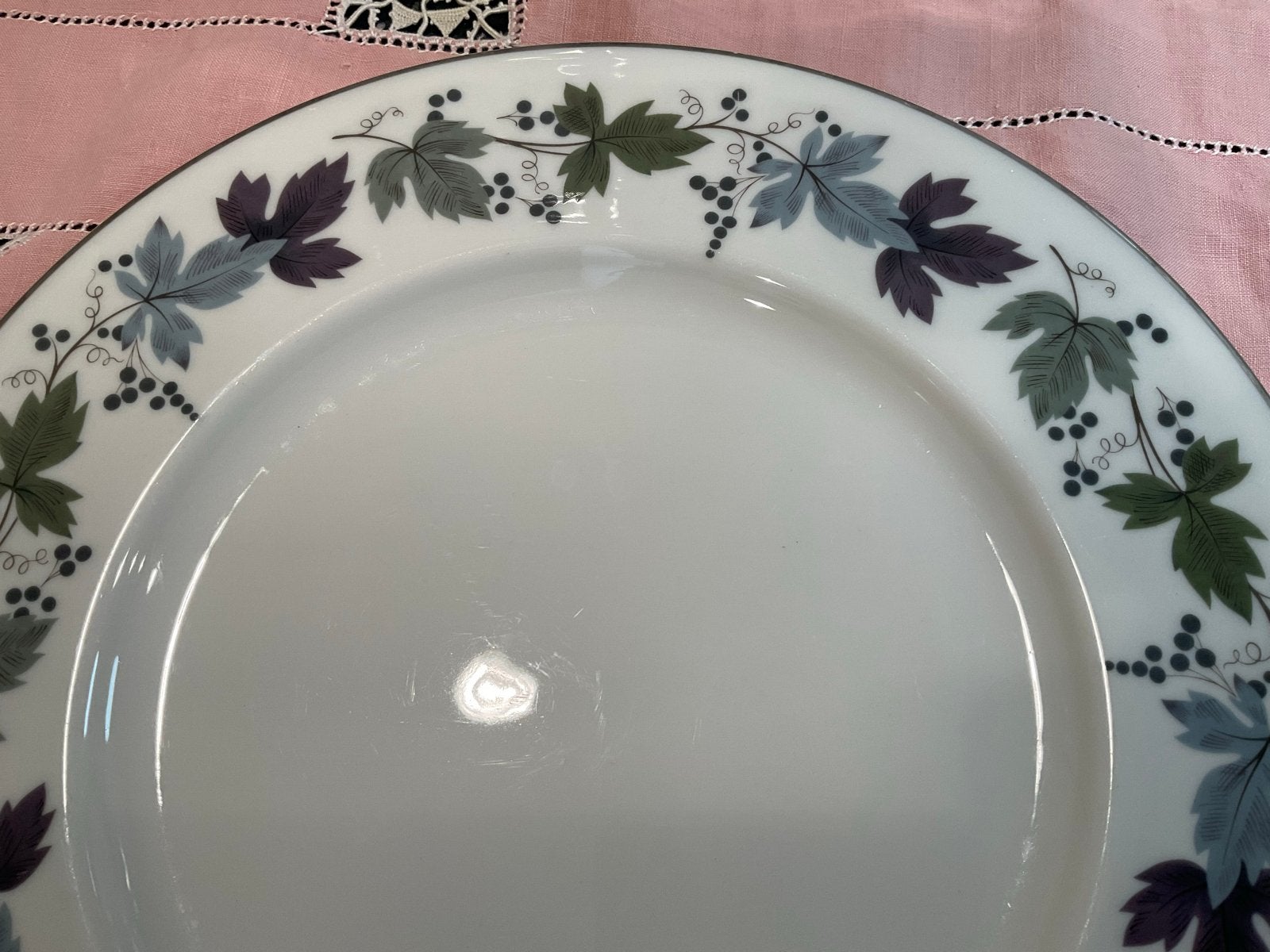 Royal Doulton Dinerbord Burgundy TC1001, Huis en Inrichting, Keuken | Servies, Gebruikt, Overige merken, Klassiek, Ophalen of Verzenden