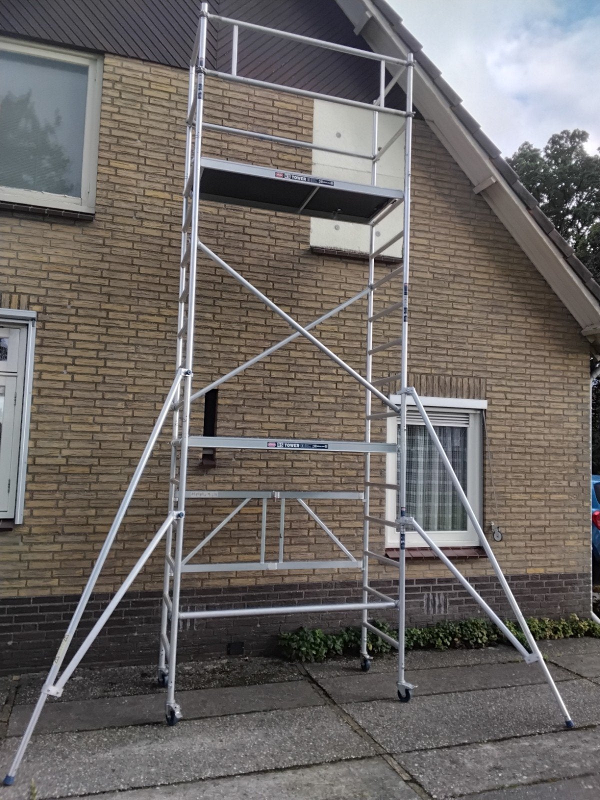 altrex rs34 smalle aluminium rolsteiger  ( rs 34 tower3 ), Ophalen, Rolsteiger of Kamersteiger, 5 meter of hoger