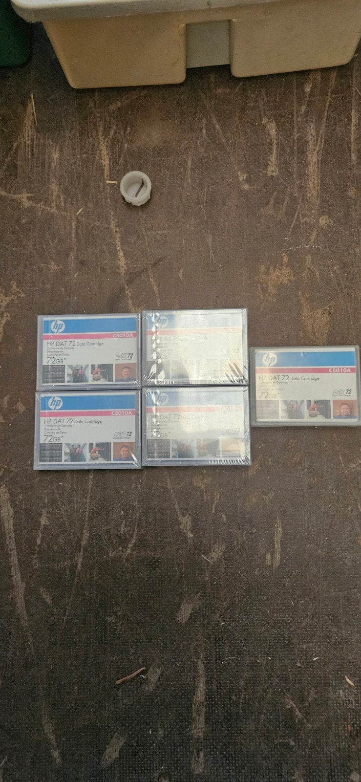 HP DAT 72 Data Cartridge C8010A - 72GB (5 stuks), Intern, Nieuw, 72GB, Ophalen of Verzenden