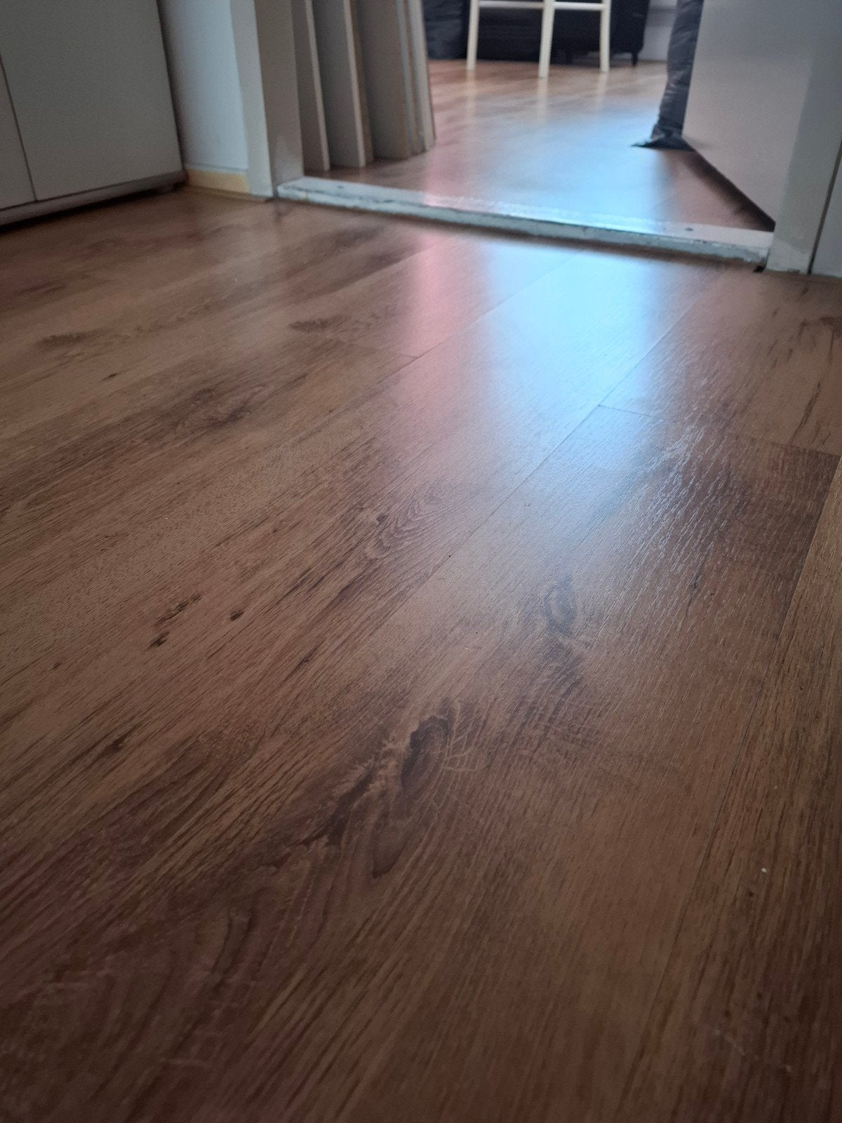 Gratis laminaat: 90 m² in twee kleuren, inclusief ondervloer, Ophalen, Gebruikt, 50 tot 150 cm, 10 m² of meer