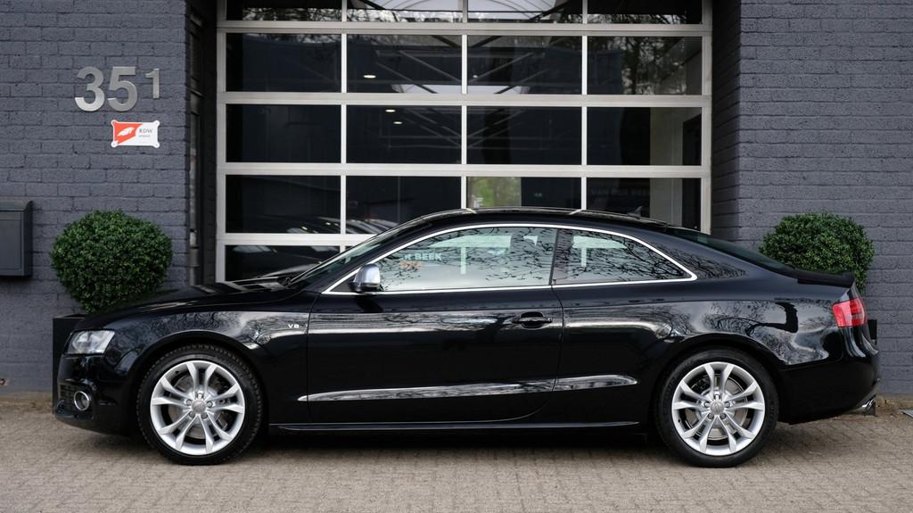 Audi S5 Coupé 4.2 FSI quattro Pro Line 355PK |ACC| 1 eigena, Auto's, Audi, Gebruikt, Zwart, Bedrijf, Vierwielaandrijving