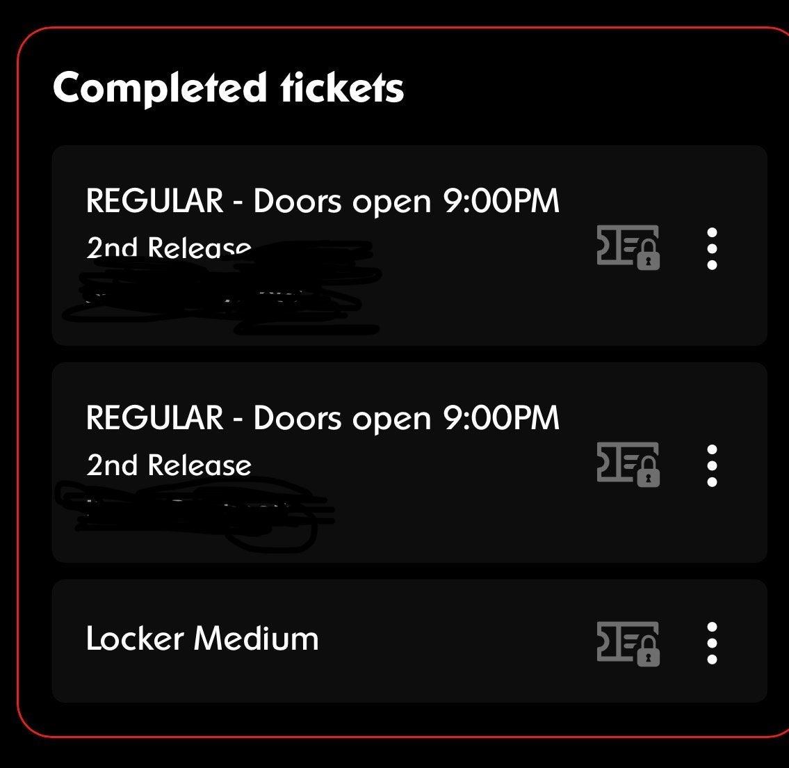 2 tickets + locker AMF 24 oktober, Tickets en Kaartjes