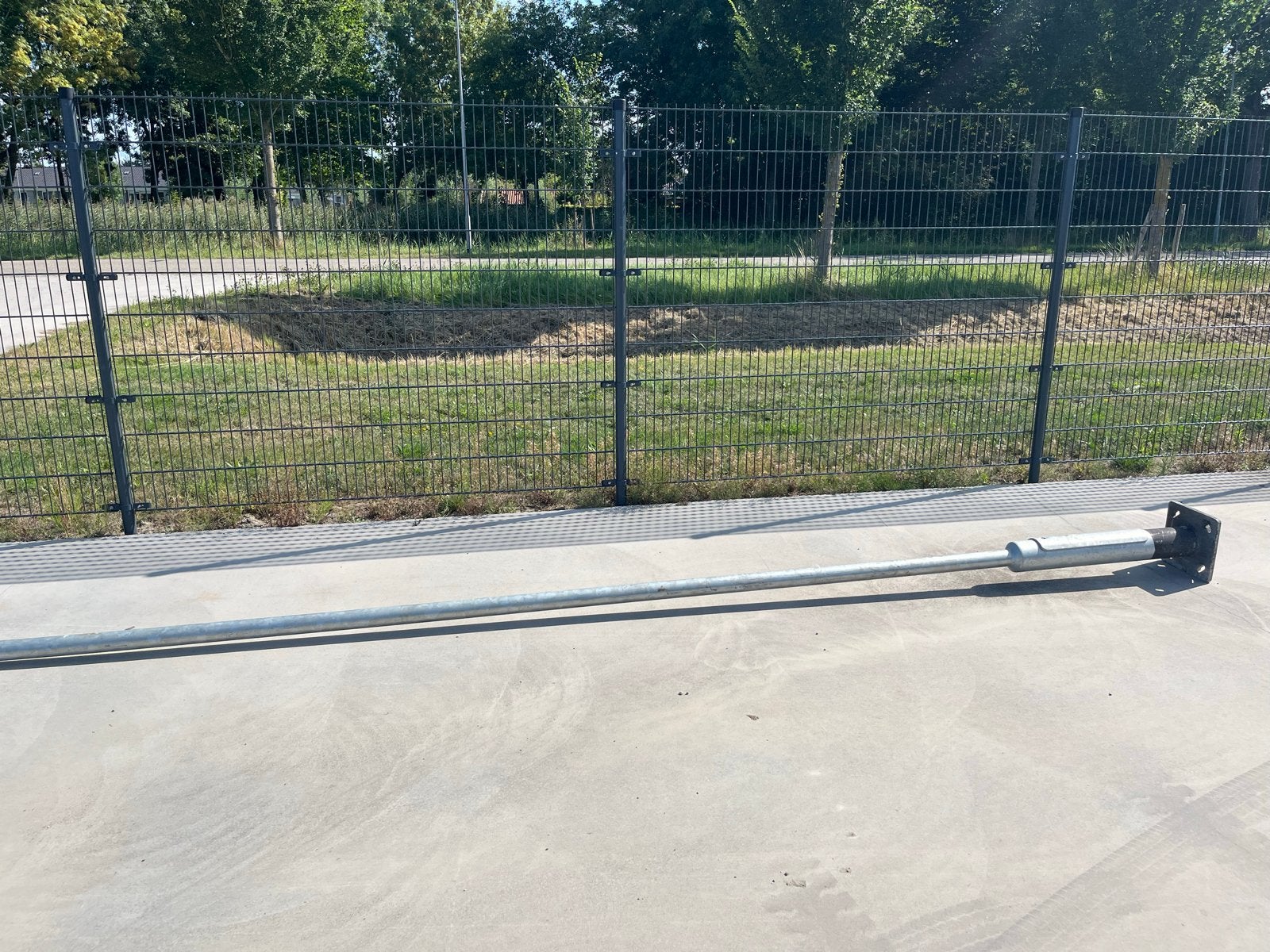 Nette 6 meter lange lichtmasten, gegalvaniseerd, Ophalen, Gebruikt, Staal, Overige typen