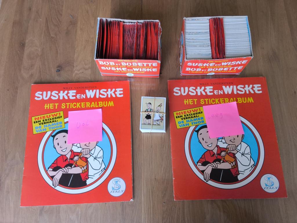 Suske en Wiske Het stickeralbum (De hamer van Thor), Ophalen of Verzenden, Zo goed als nieuw