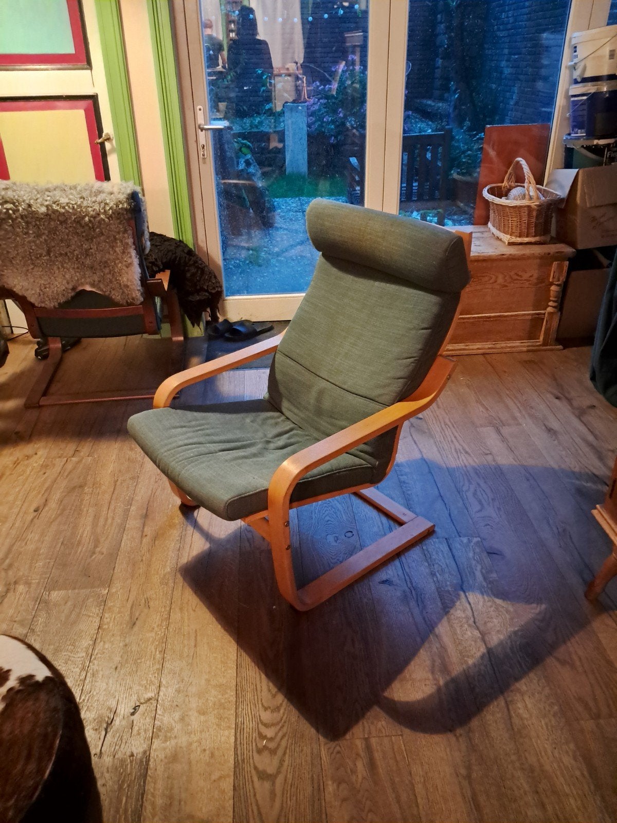 Mooie Ikea Poäng stoel, Ophalen, Gebruikt, 75 tot 100 cm, 50 tot 75 cm