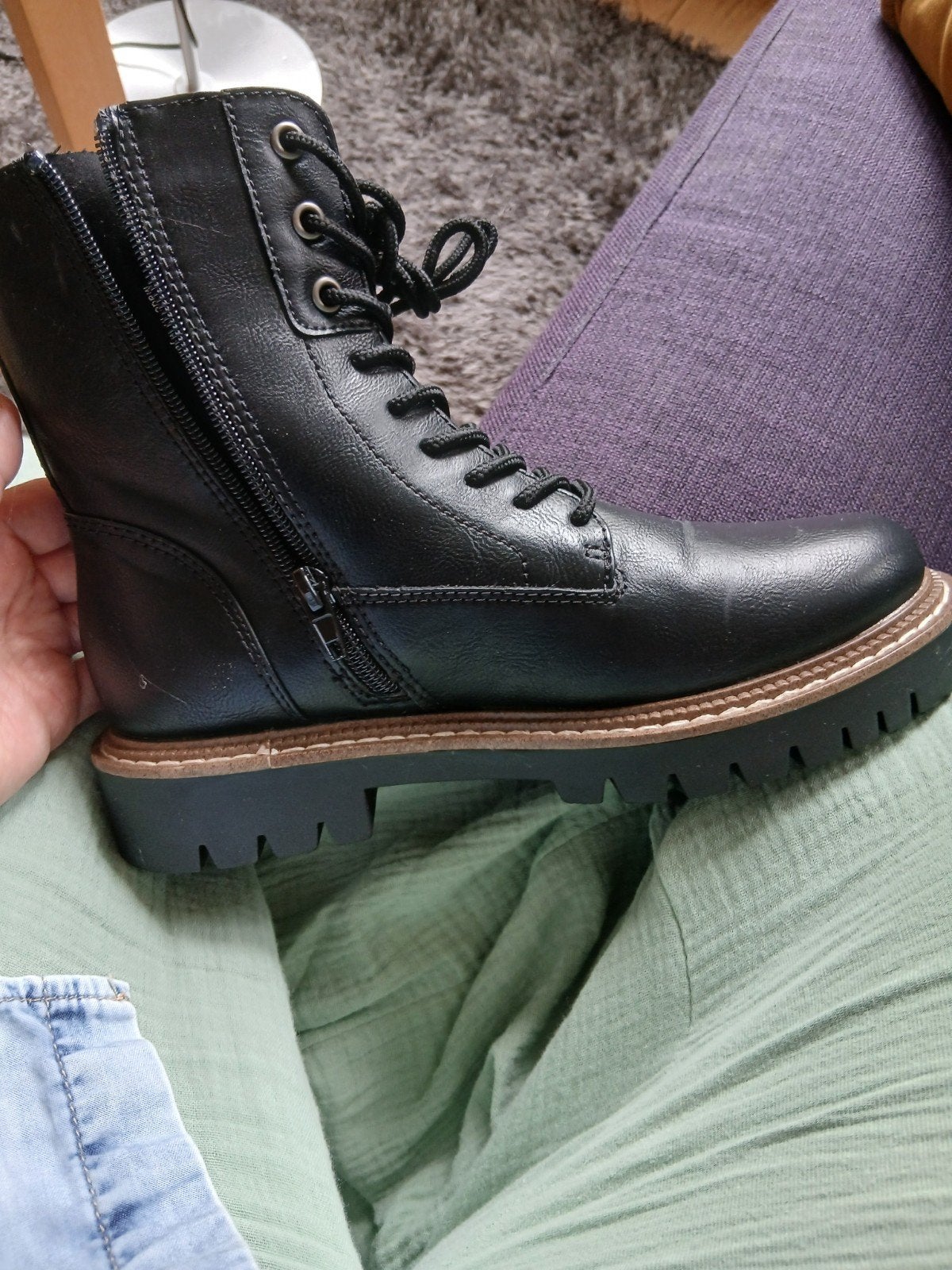 Zwarte boots, Ophalen of Verzenden, Nieuw, Zwart