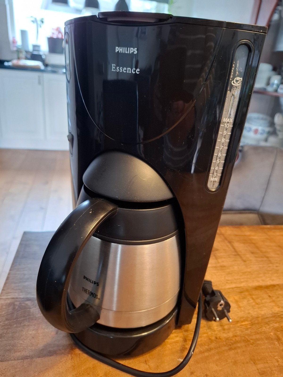 Philips Essence Koffiezetapparaat met Thermoskan, Witgoed en Apparatuur, Gebruikt, 10 kopjes of meer, Koffiemachine, Gemalen koffie