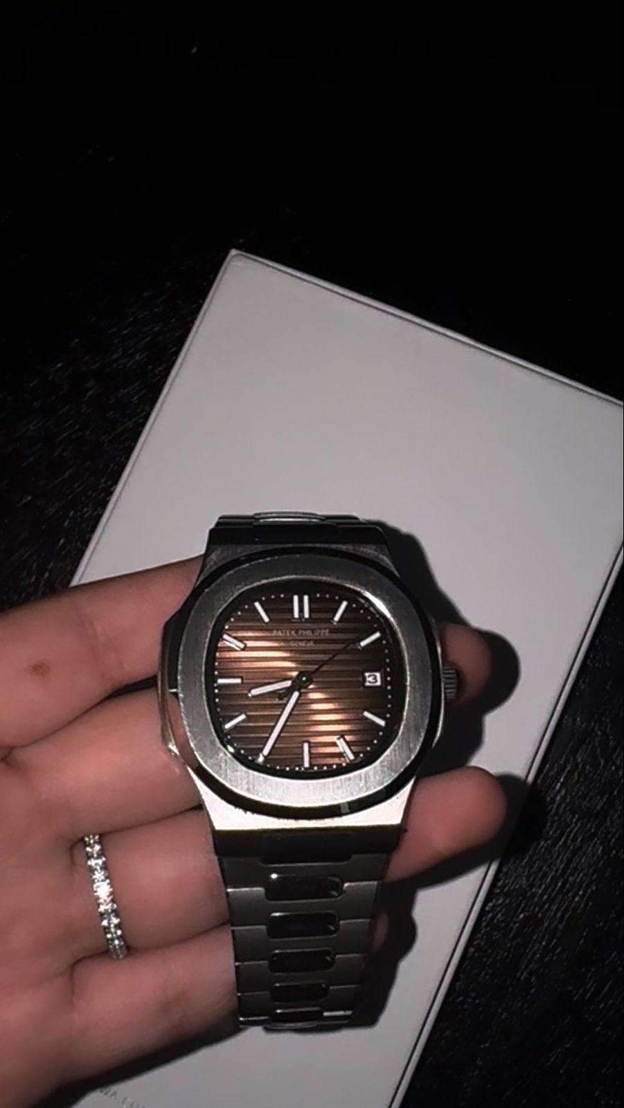 Patek Philippe Nautilus, Sieraden, Tassen en Uiterlijk, Horloges | Heren, Overige merken, Leer, Staal, Polshorloge