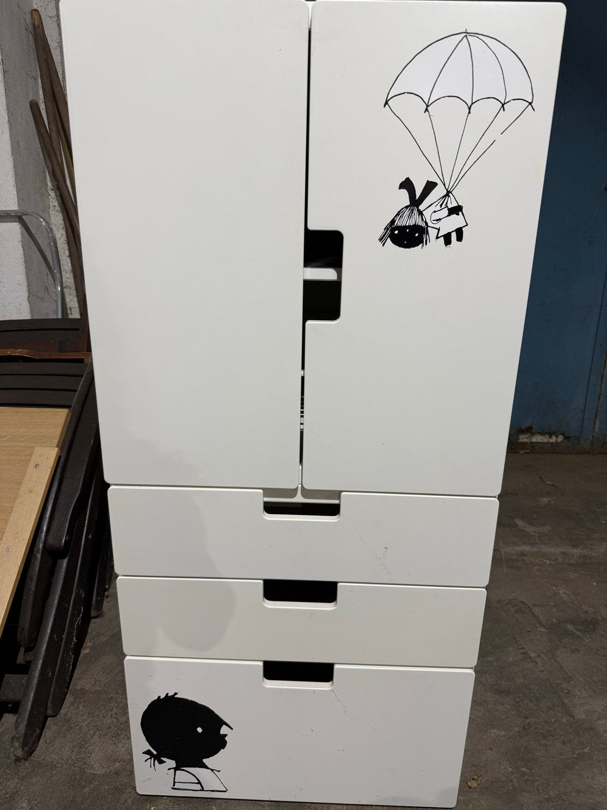IKEA kastje met lades en deurtjes - Ideaal voor kinderkamer, Huis en Inrichting, Kasten | Ladekasten, Ophalen, Gebruikt, 50 tot 100 cm
