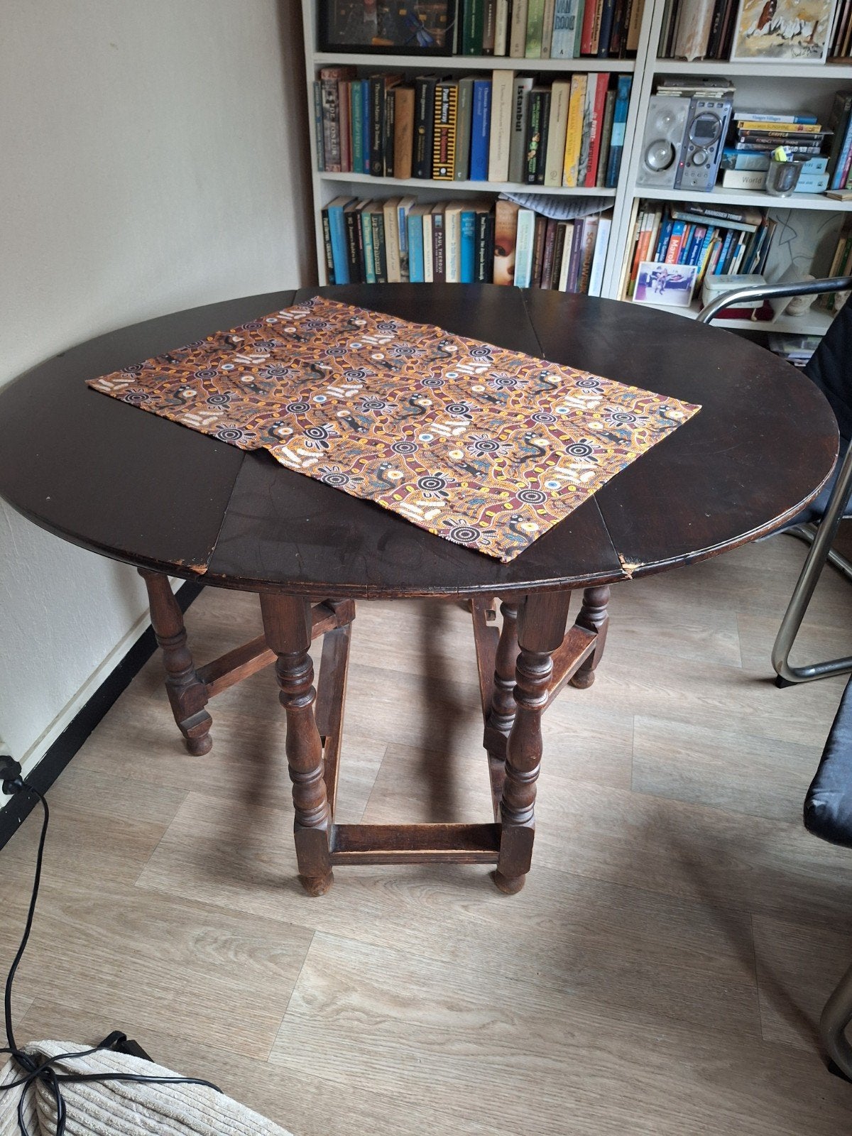 Engelse antieke hangoortafel, Antiek en Kunst, Ophalen