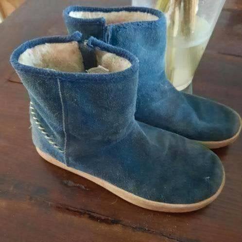 Blauwe warme laarzen 34 merk ugg, Gebruikt, Laarzen, Verzenden, Meisje
