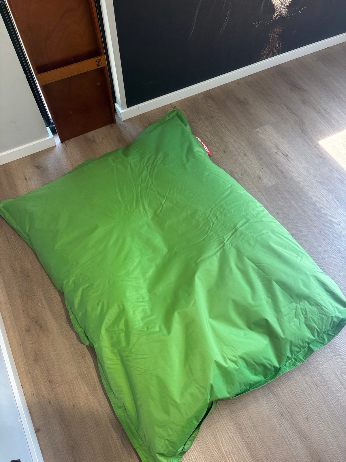Fatboy zitzak groen, Ophalen, Gebruikt, Groen, Zitzak