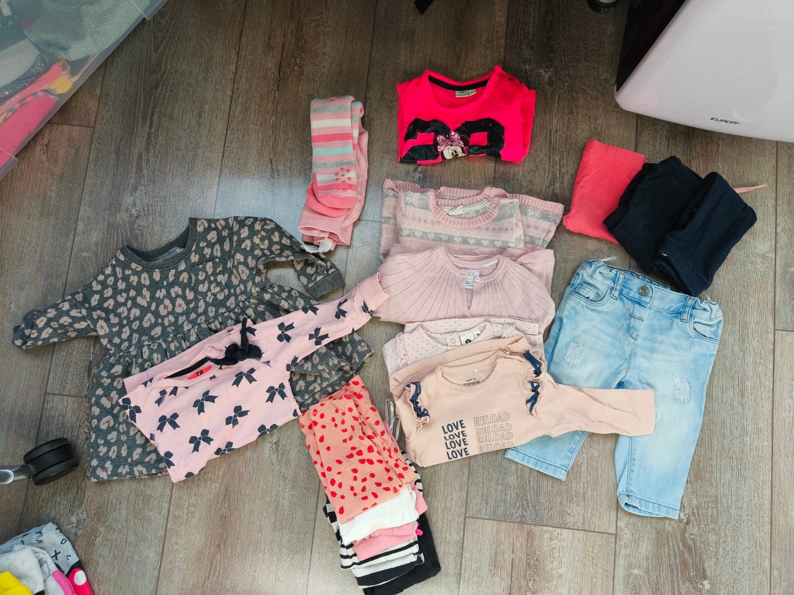 Kledingpakket bundel babykleding maat 74 meisje, Zara,hema, Ophalen of Verzenden, Zo goed als nieuw