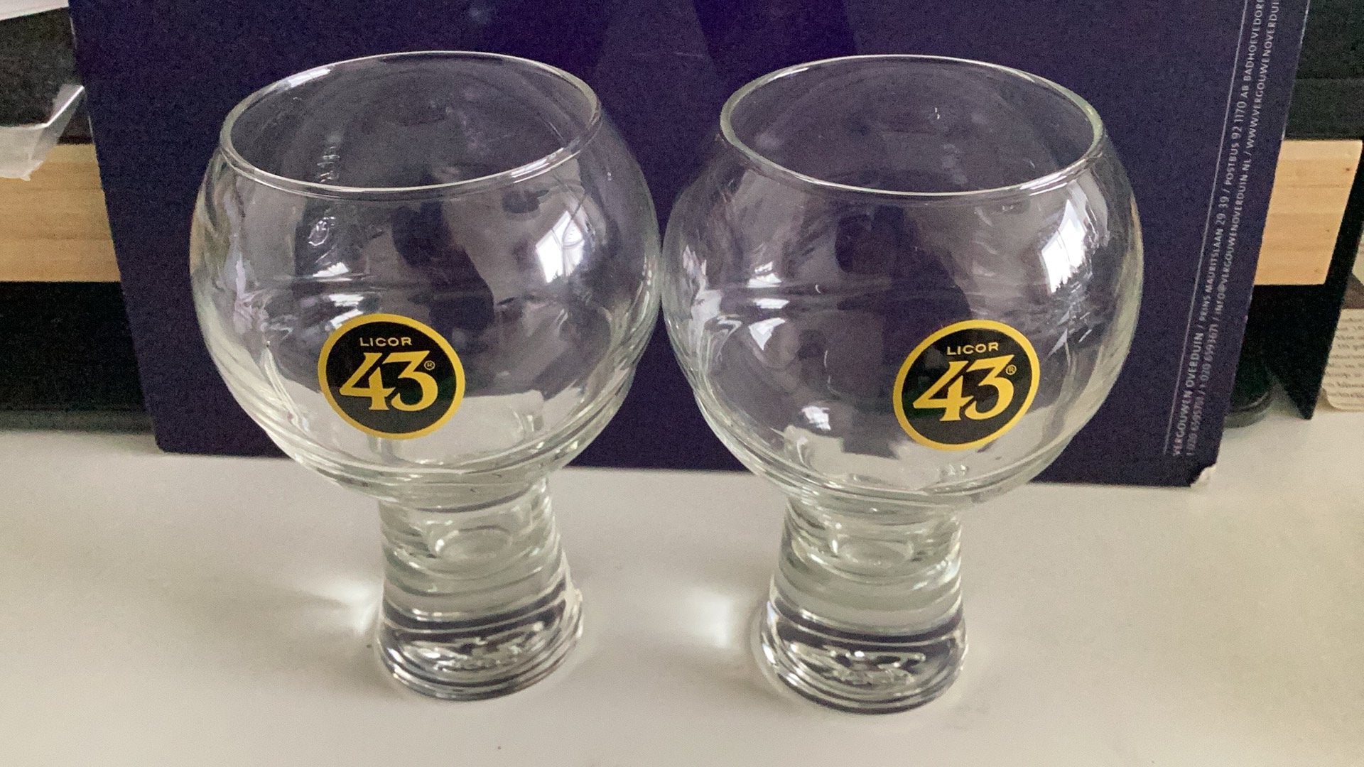 Set Licor 43 Koffie/likeurglazen, Verzamelen, Ophalen of Verzenden, Zo goed als nieuw, Gebruiksvoorwerp