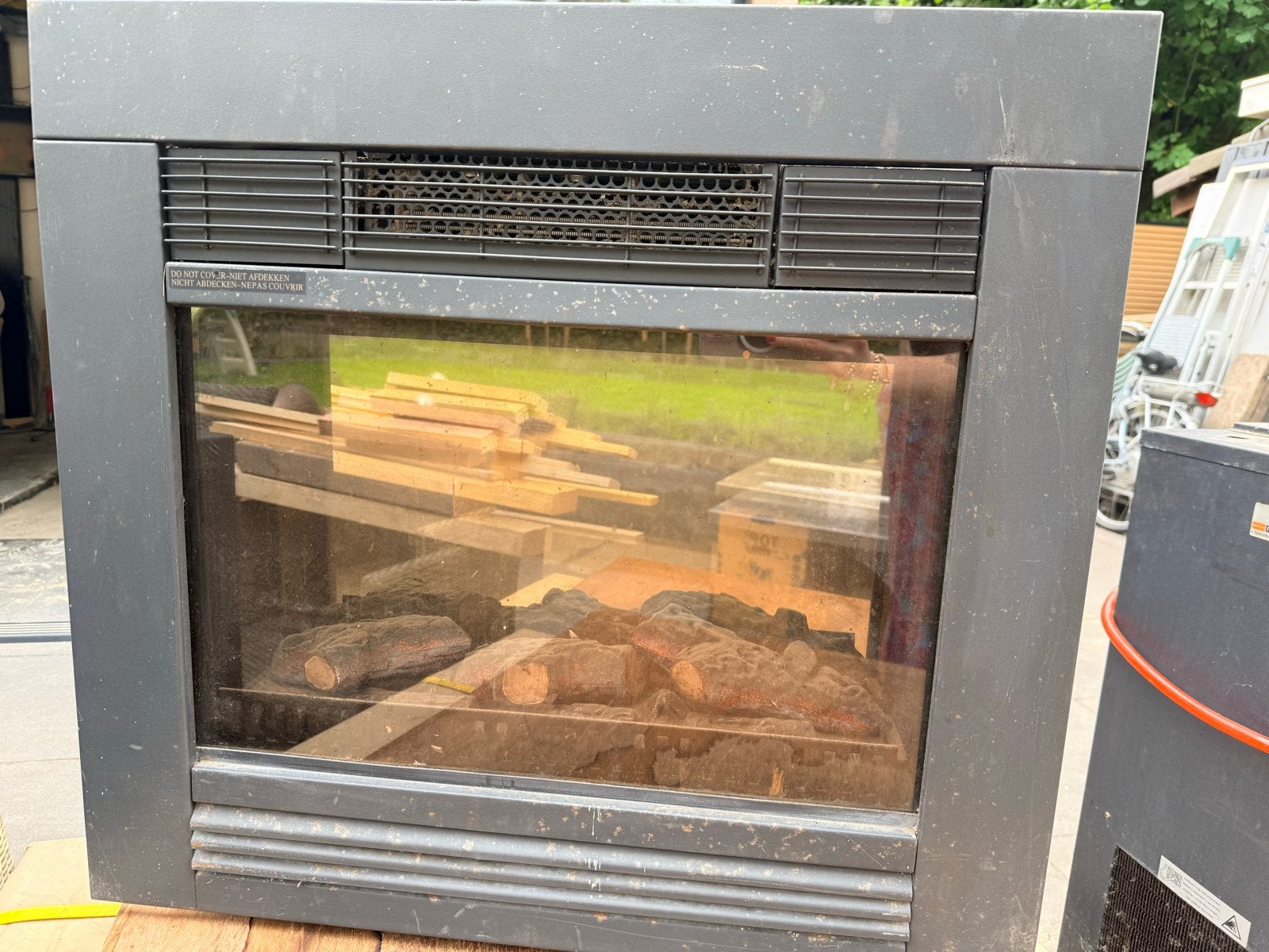 Classic Fire Elektrische Haard Type AJ55, Ophalen, Gebruikt, Inzethaard, Elektrische haard