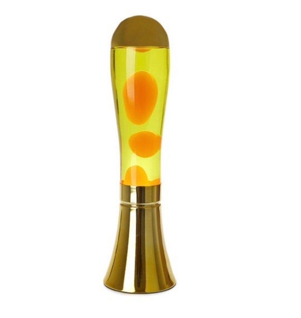 Balvi Lavalampen - Goud, Rood, Zilverkleurig - 35cm Hoog, Overige merken, Nieuw, Ophalen of Verzenden, Goud