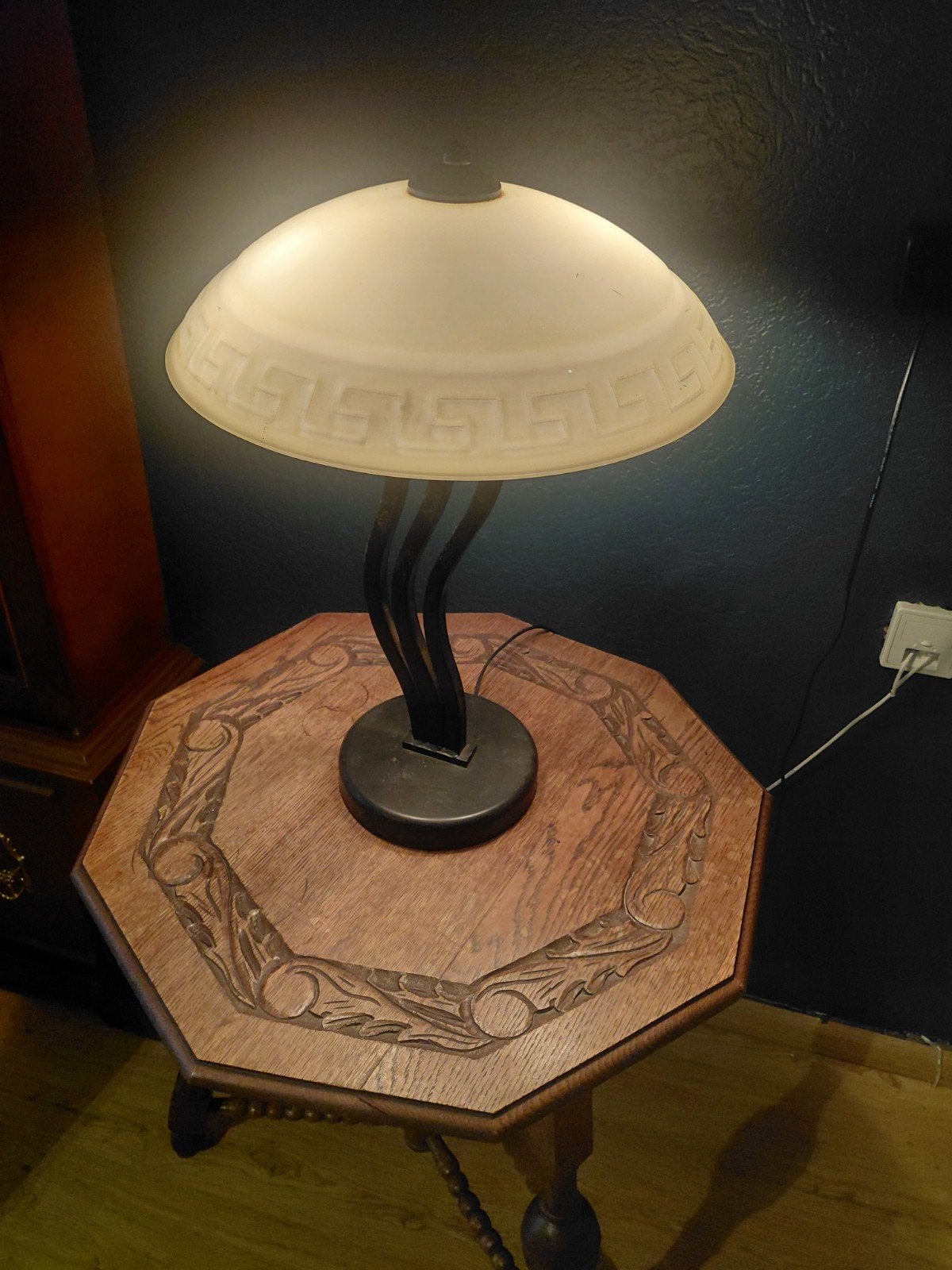 tafel lamp, Ophalen, Overige typen, Zo goed als nieuw, Zwart