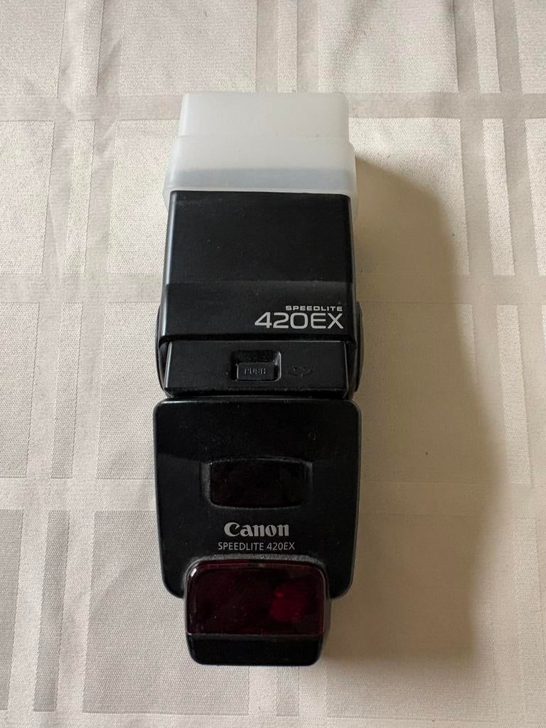 Canon flitser Speedlite 420 EX, Ophalen of Verzenden, Gebruikt, Canon