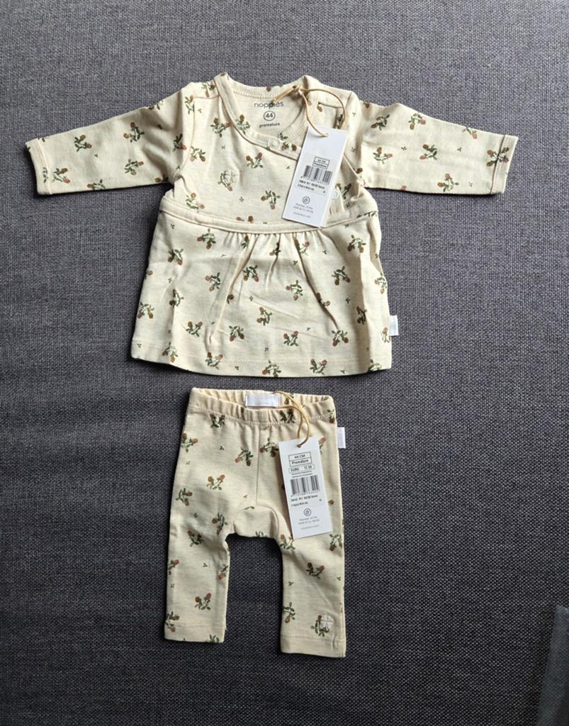 Nieuw Noppies baby setje maat 44, Kinderen en Baby's, Babykleding | Prematuur, Ophalen of Verzenden, Nieuw, Noppies, Jongetje of Meisje