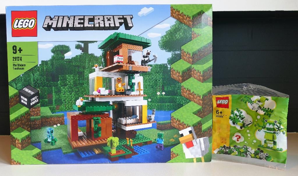 lego 21174 The Modern Treehouse + 30564 gratis verzending, Ophalen, Nieuw, Complete set, Lego