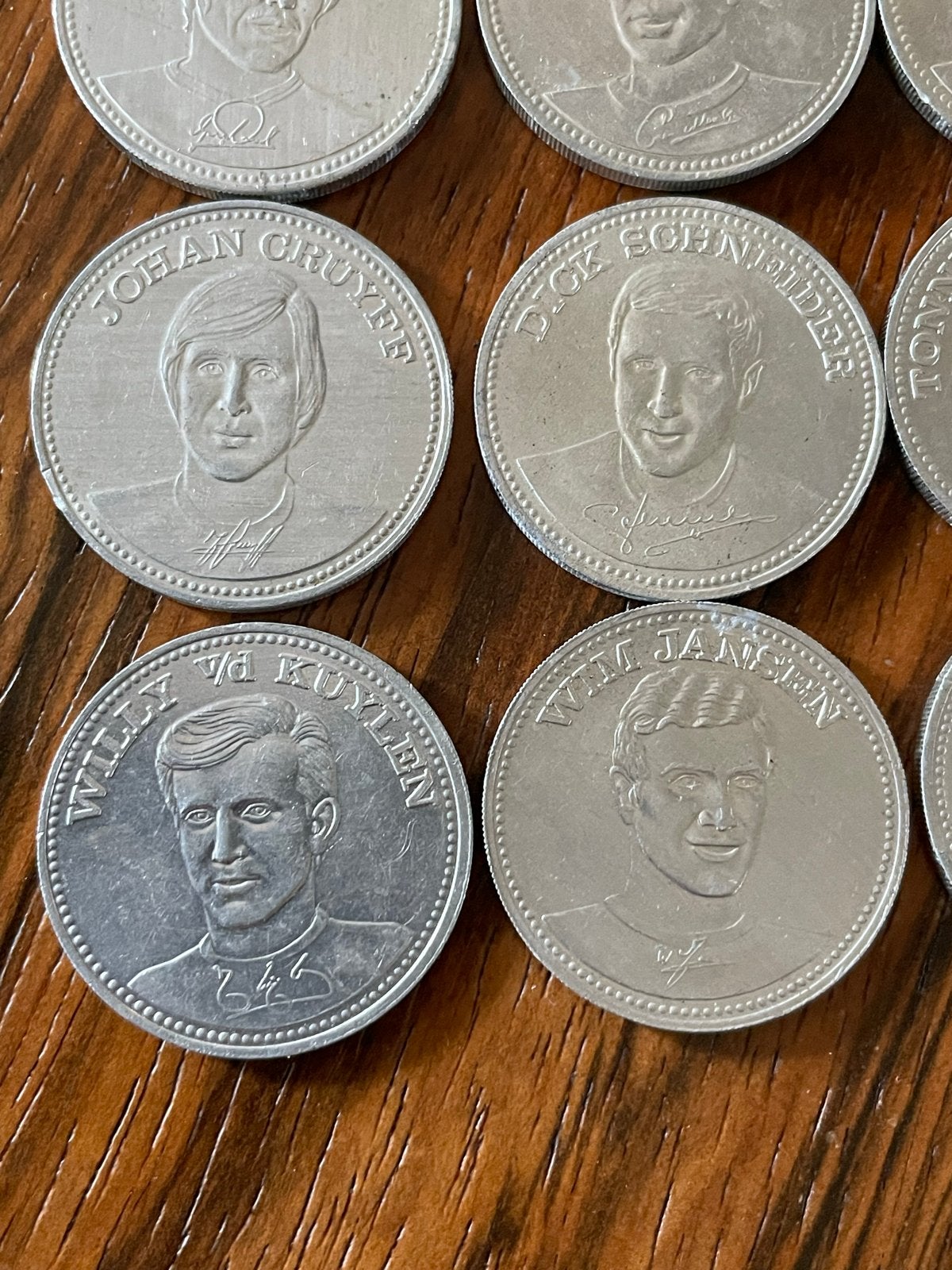Voetbal legendes munten set - Johan Cruijff, Piet Keizer, Postzegels en Munten, Munten | Nederland, Ophalen of Verzenden, Koningin Juliana