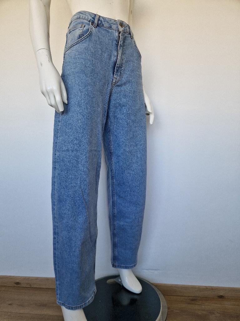 Joline Jolink high waist jeans. Maat S. Blauw., Kleding | Dames, Spijkerbroeken en Jeans, Zo goed als nieuw, W28 - W29 (confectie 36)