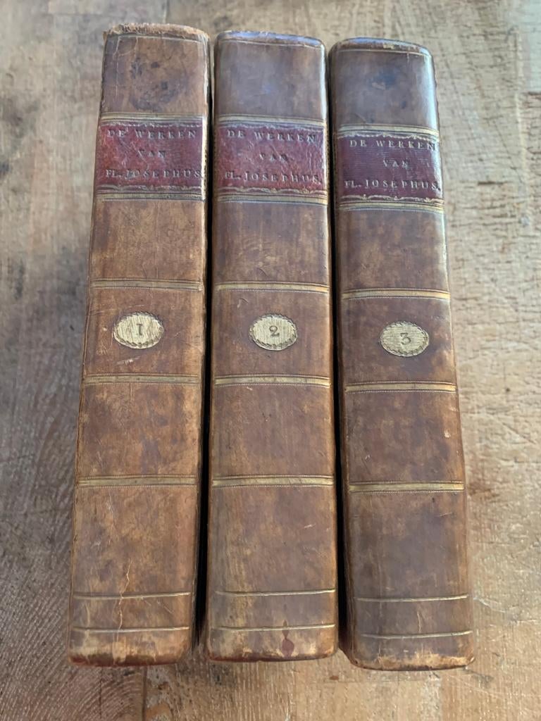 Josephus Oudheden der Jooden 1780 met 14 gravures, Ophalen of Verzenden