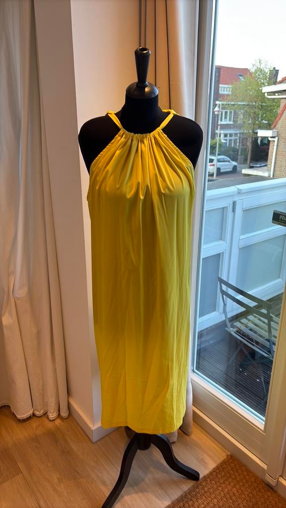 Lief zomers LaDress halterjurkje mt XXL, Geel, Maat 46/48 (XL) of groter, Nieuw, Ophalen of Verzenden