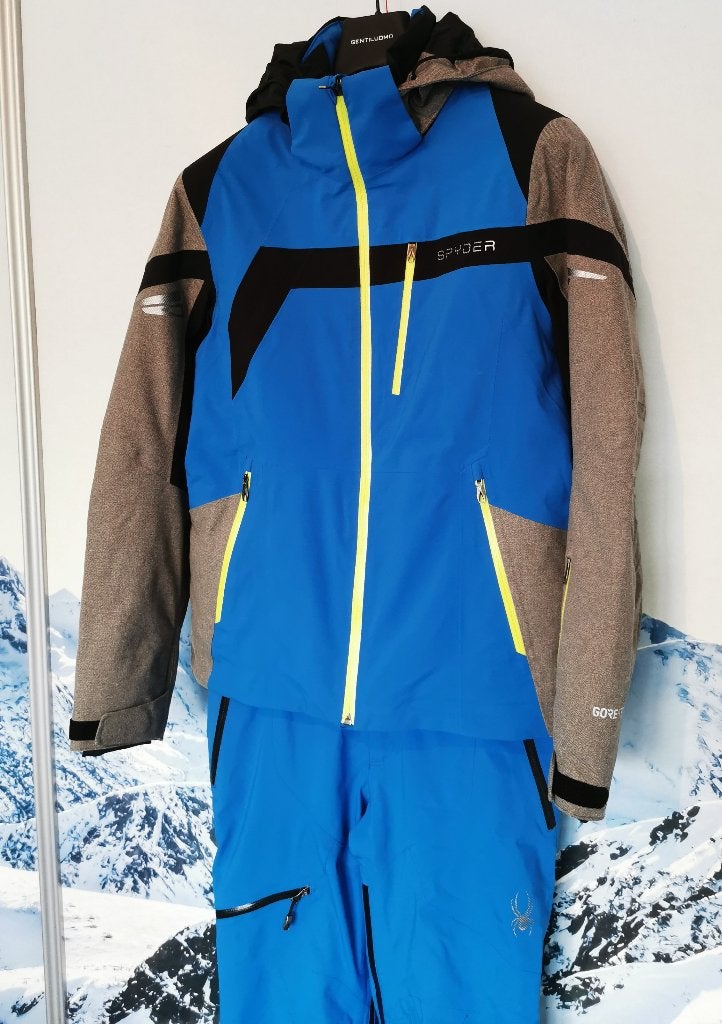 Spyder Skipak, Titan GTX /Propulsion, S/48, Grijs/Blauw, Ophalen of Verzenden, Zo goed als nieuw, Spyder, Maat 46 (S) of kleiner
