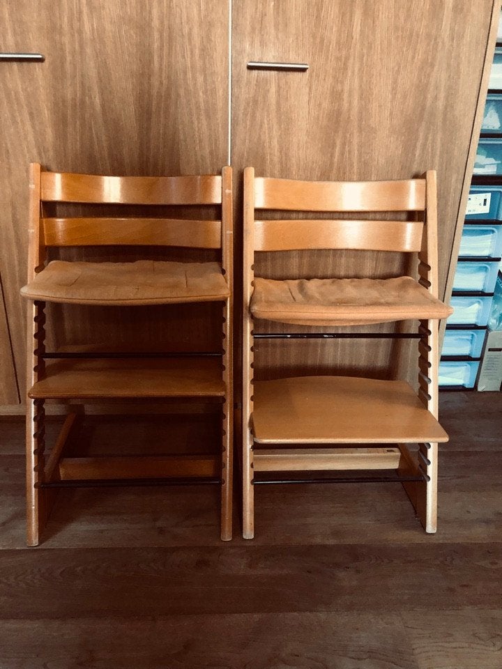 Stokke Tripp Trapp stoelen (mogen los), Ophalen, Gebruikt, Meegroeistoel