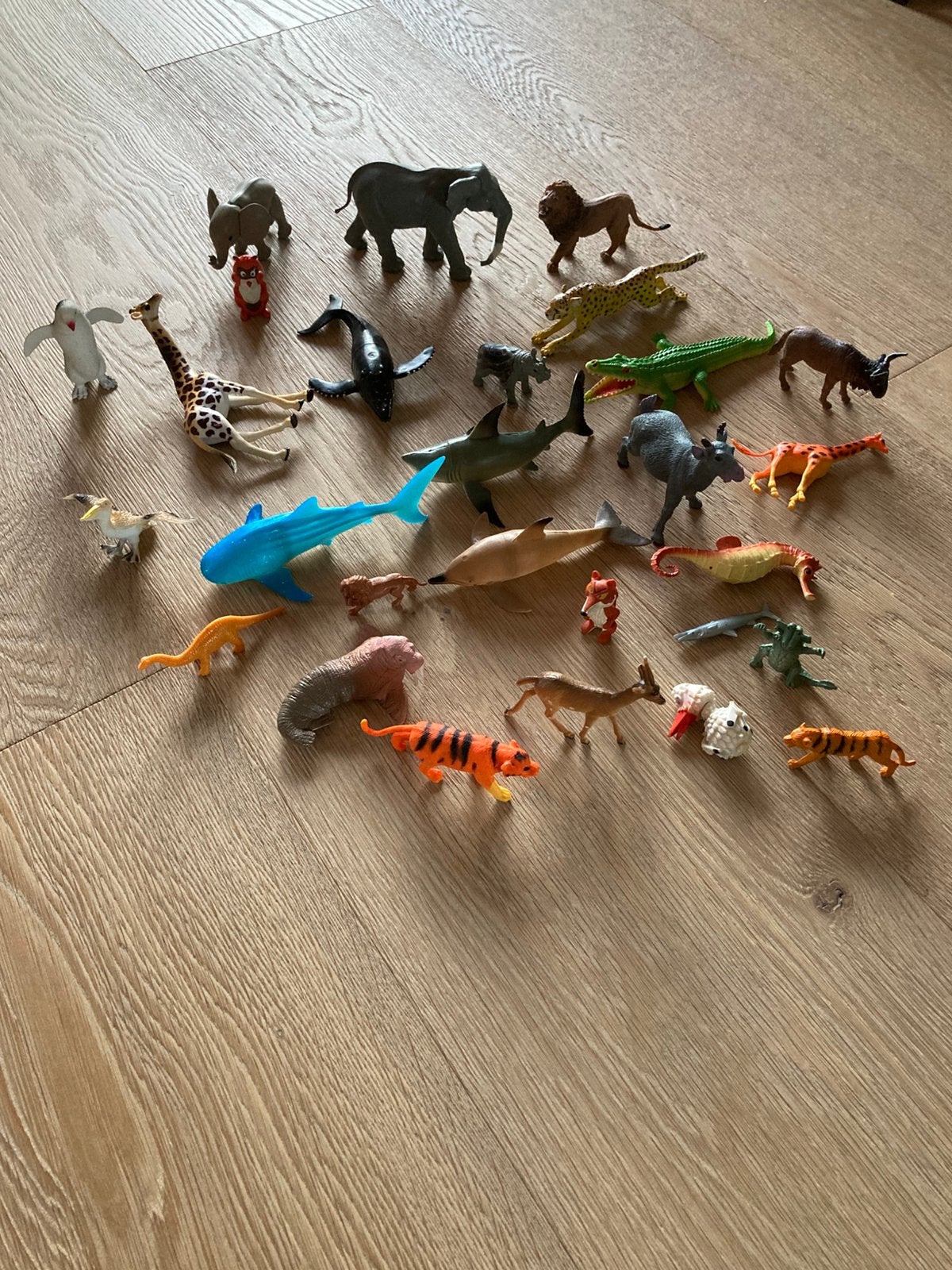 Dieren figuren set zgan, Kinderen en Baby's, Speelgoed | Actiefiguren, Ophalen of Verzenden, Zo goed als nieuw