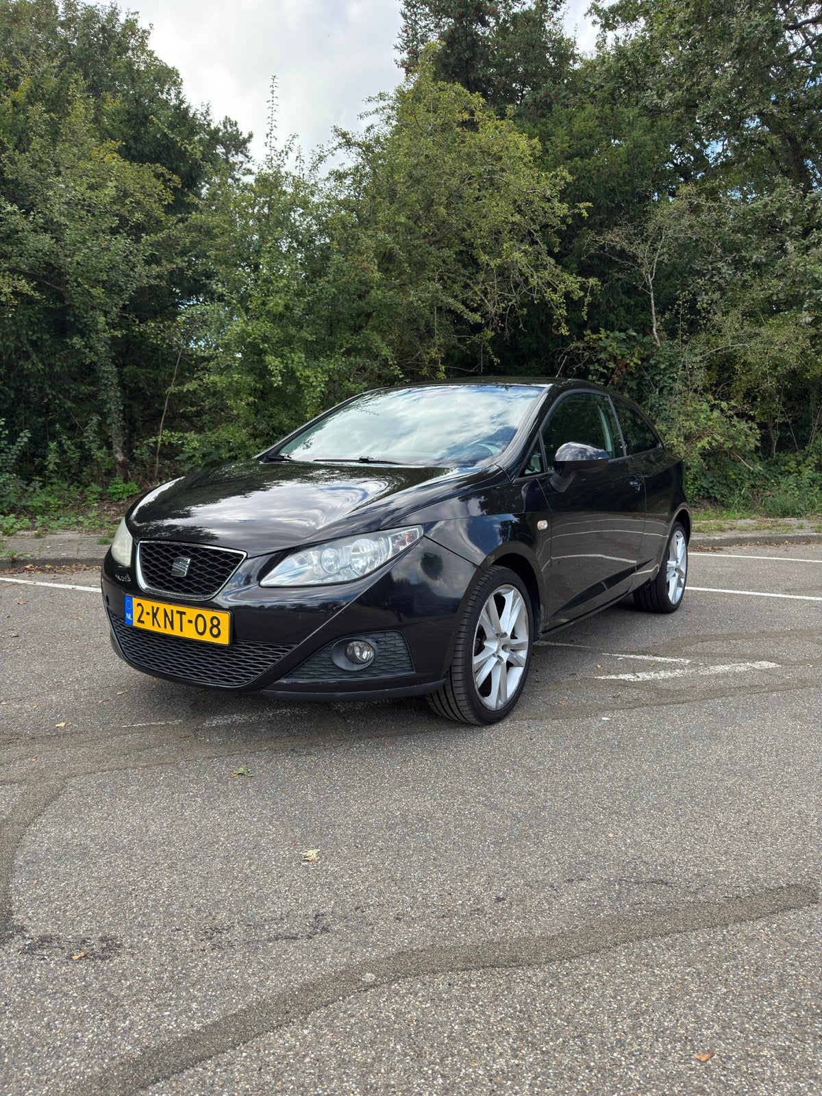 Seat Ibiza 1.2 TSI 77KW 2011 Zwart *Topstaat*, Auto's, Voorwielaandrijving, Stof, 40 €/maand, Zwart