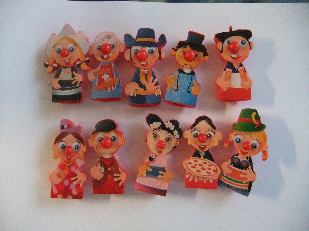 10 Efteling poppetjes set 4, Verzenden, Zo goed als nieuw, Beeldje of Poppetje