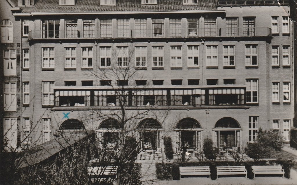 Leiden   st Elisabeth Zkh, Ophalen of Verzenden, 1940 tot 1960, Gelopen, Zuid-Holland