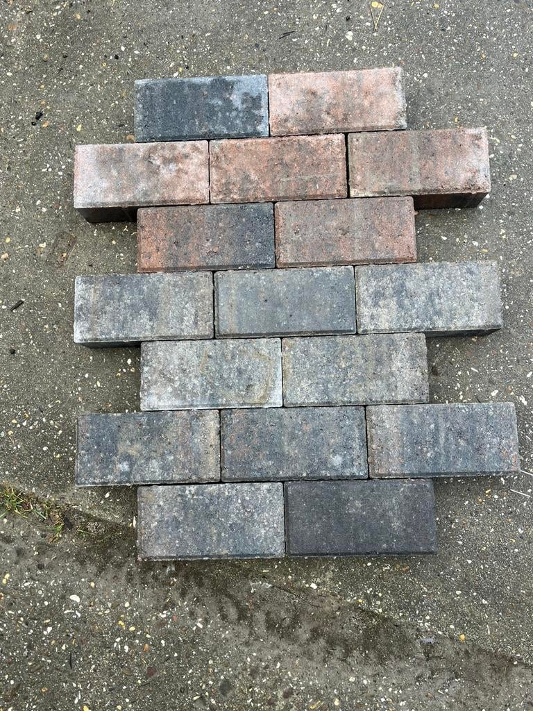 Klinker tricolore 21x10,5x6 cm, Ophalen, Klinkers, Nieuw, 5 tot 10 m²