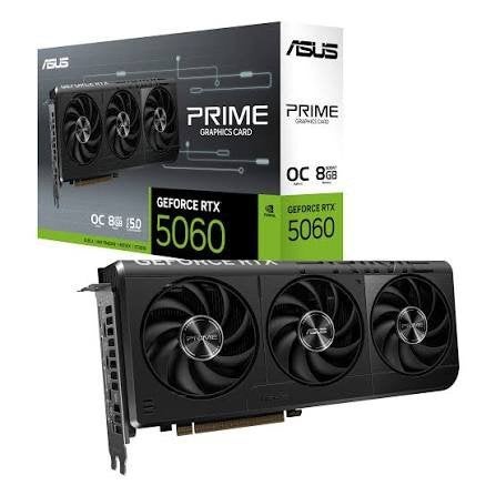 ASUS PRIME GeForce RTX 5060 OC 8GB – Excellent Condition, Computers en Software, Videokaarten, Gebruikt, GDDR6, Ophalen of Verzenden