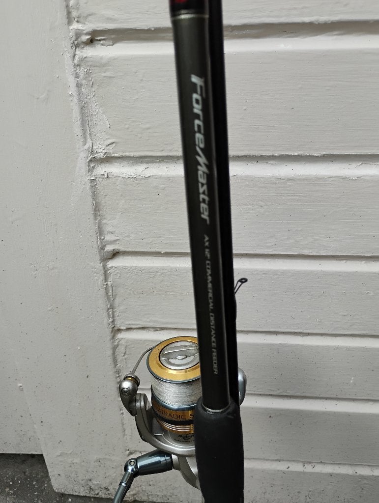 Shimano hengel Forcemaster AX 12ft (360cm), Ophalen, Gebruikt, Werphengel