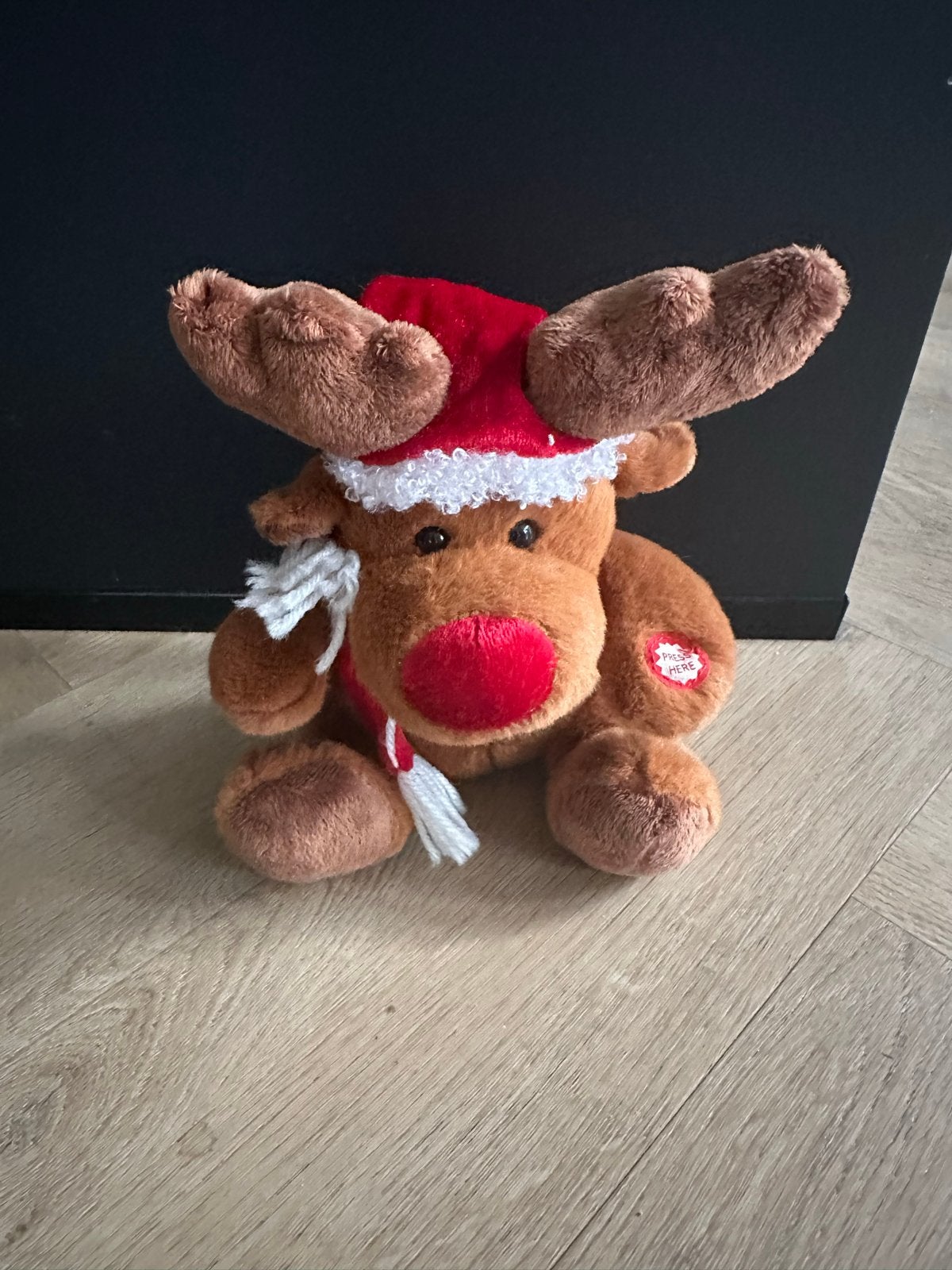 Kerst Rendier met geluid, Ophalen of Verzenden, Zo goed als nieuw