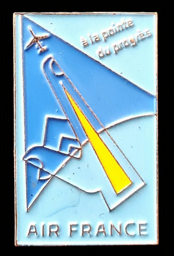 Air France pin- a la pointe du progres, Verzenden, Nieuw, Transport, Speldje of Pin