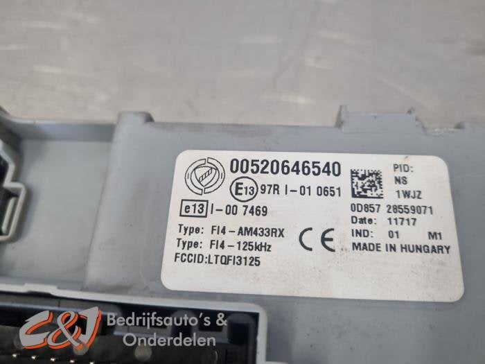 Kontaktslot + computer van een Fiat Doblo, Gebruikt, -, -, Ophalen of Verzenden