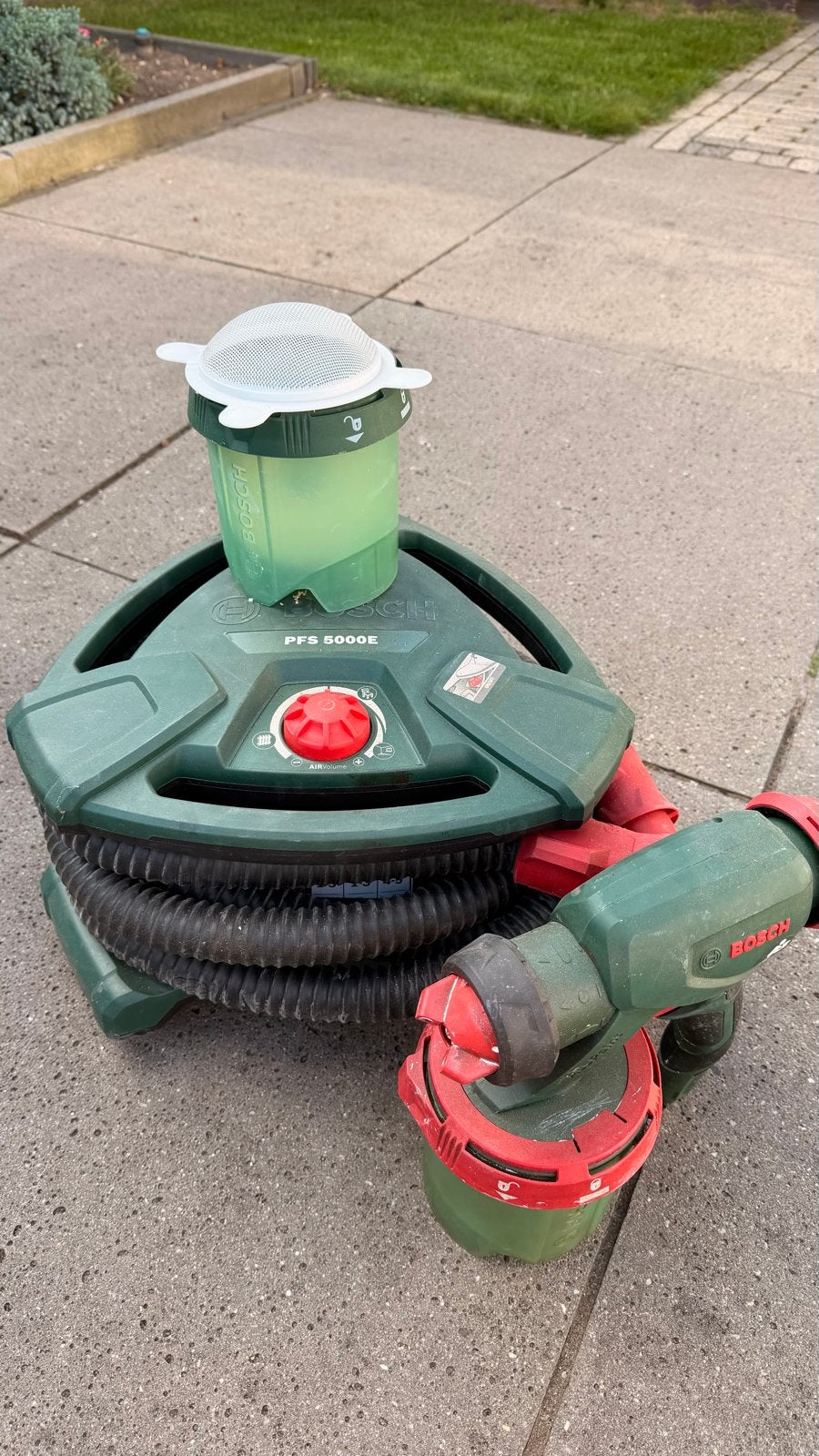 Bosch PFS 5000 E verfspuitsysteem - Zo goed als nieuw, Ophalen of Verzenden, Zo goed als nieuw