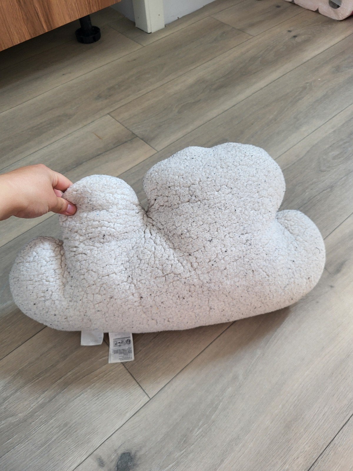 Witte wolk sierkussen, Overige merken, Wit, Ophalen of Verzenden, Zo goed als nieuw