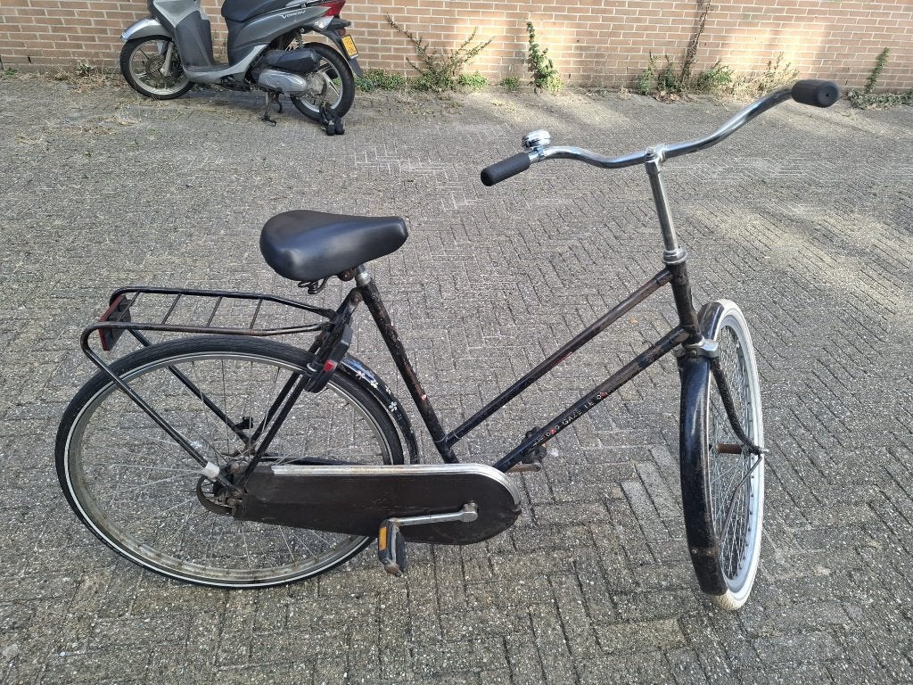 Gazelle damesfiets, Ophalen, Gebruikt, Terugtraprem, Gazelle