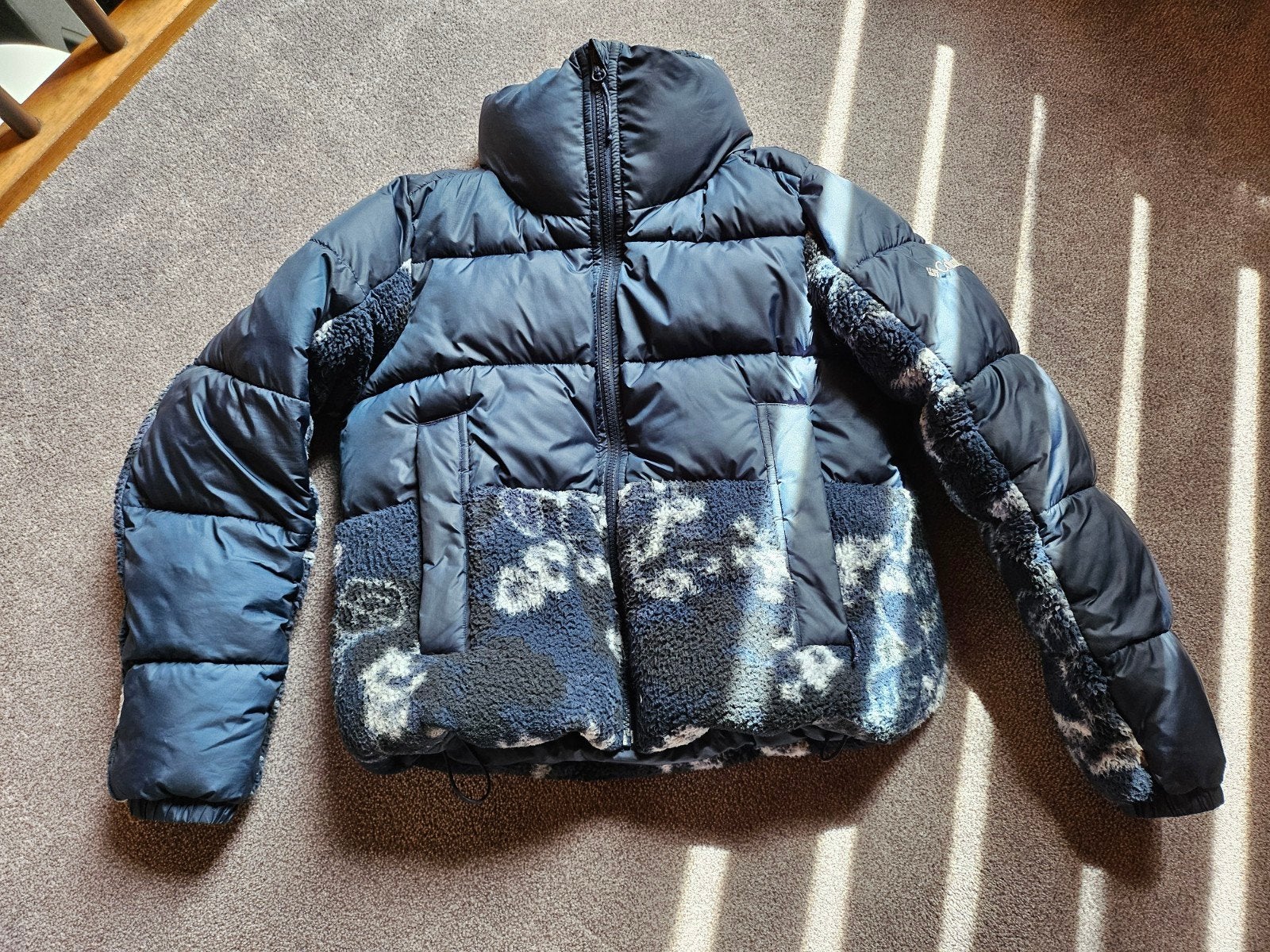Nette donkerblauwe winterjas van Colombia maat M, Kleding | Dames, Ophalen of Verzenden, Gedragen, Maat 38/40 (M), Blauw