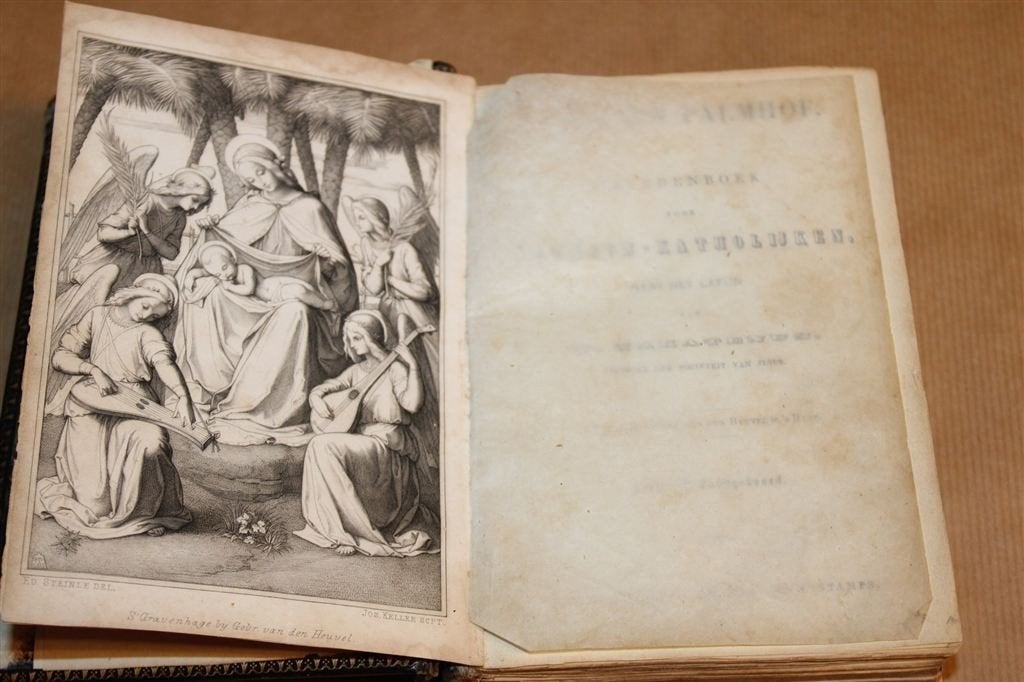 Hemelsch Palmhof — Gebedenboek met Staalgravures [1846], Antiek en Kunst, Antiek | Boeken en Bijbels, Ophalen of Verzenden