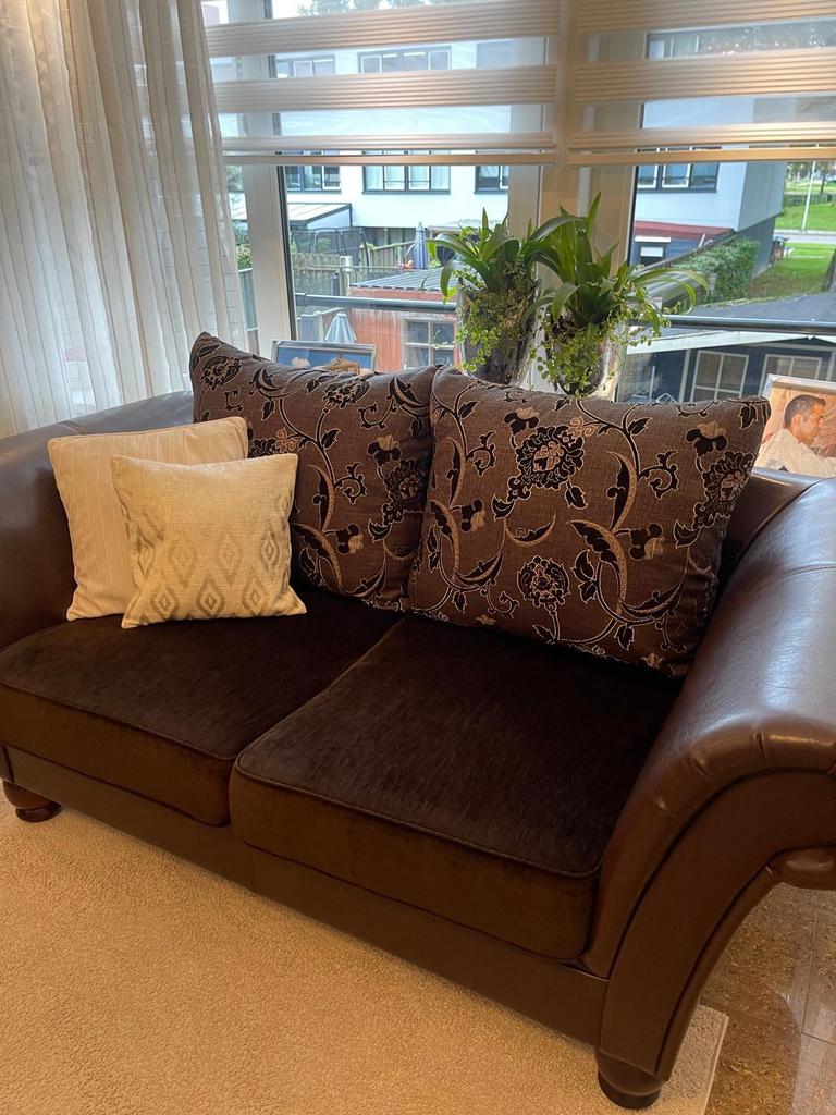 3-delige bankstel - Comfortabel en stijlvol, 250 tot 300 cm, Gebruikt, Ophalen of Verzenden, Rechte bank