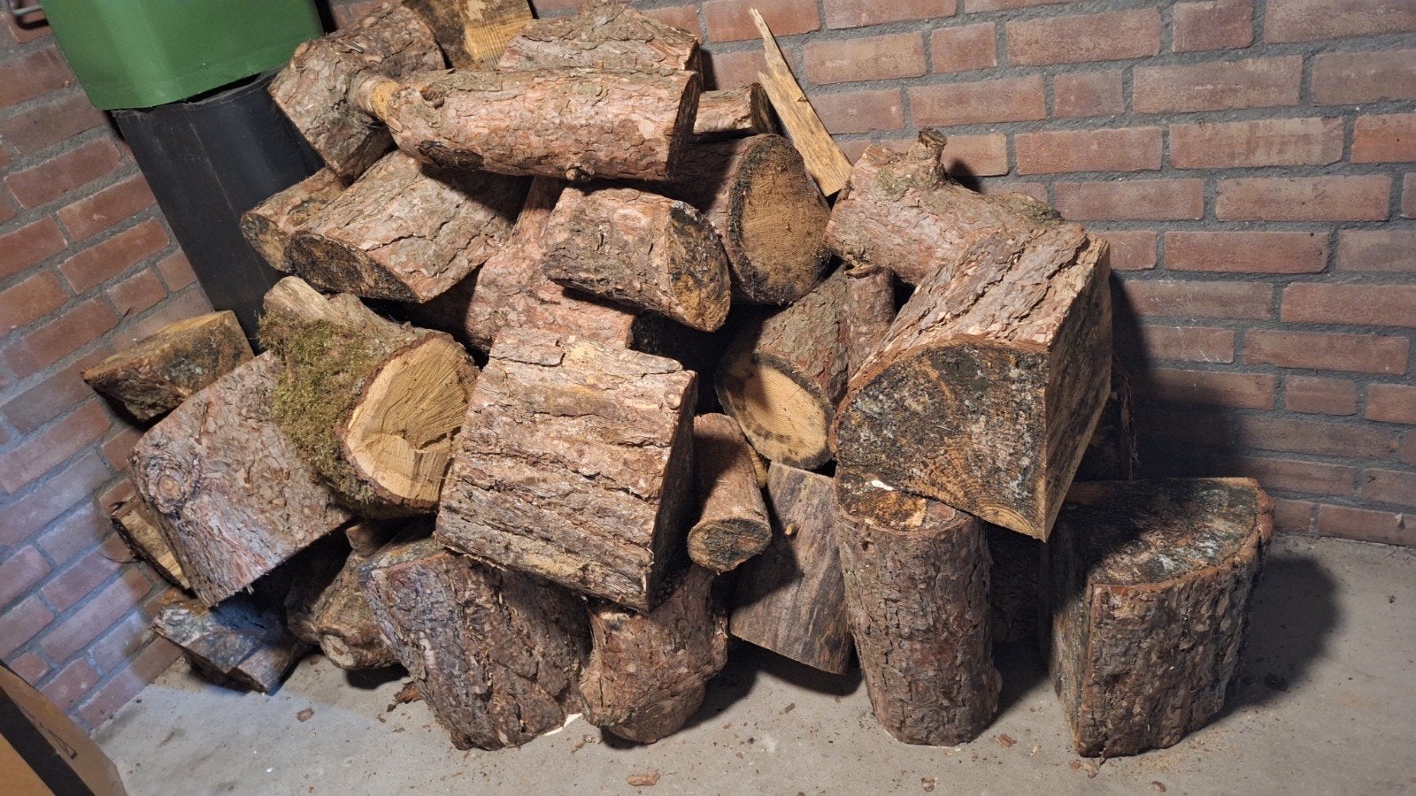 blokken stookhout, 3 tot 6 m³, Ophalen, Eikenhout, Stammen