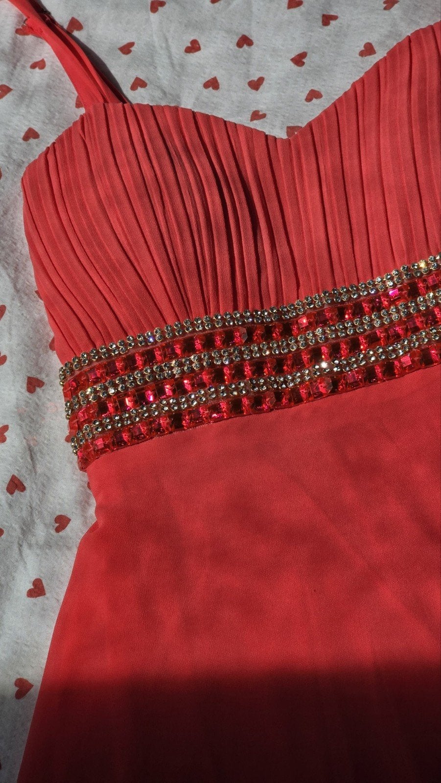 Roze gala jeuk, met steentjes, maat s/m, merk: Azara paris, Kleding | Dames, Ophalen of Verzenden, Zo goed als nieuw, Roze, Galajurk